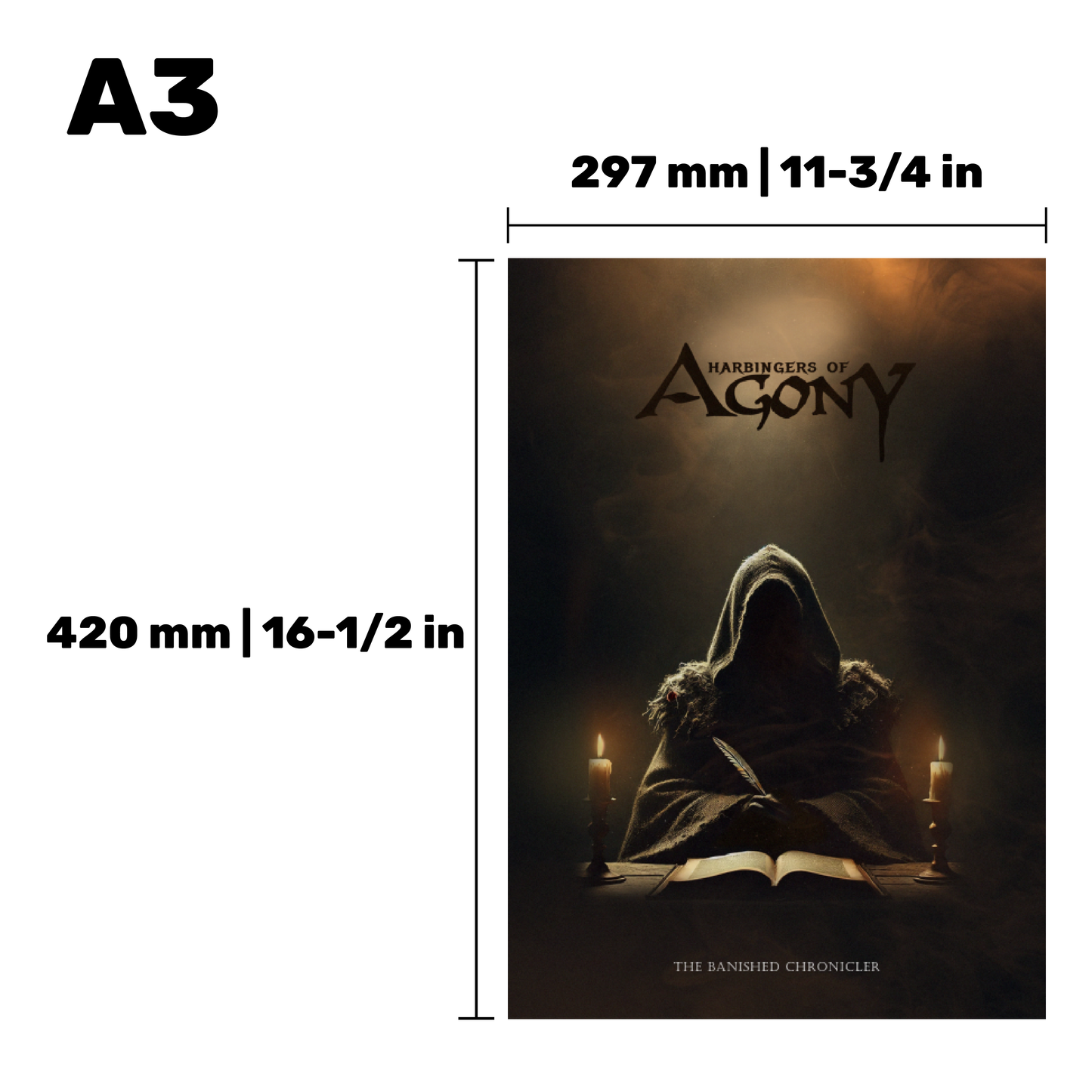 A Kiátkozott Krónikás | A3-as Poszter